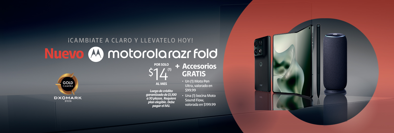 Cámbiate a Claro con Motorola