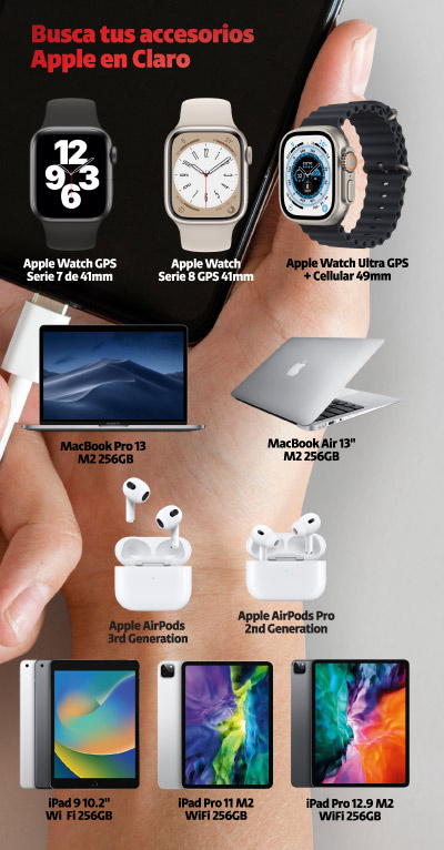 Accesorios Apple en Claro Accesorios Apple en Claro