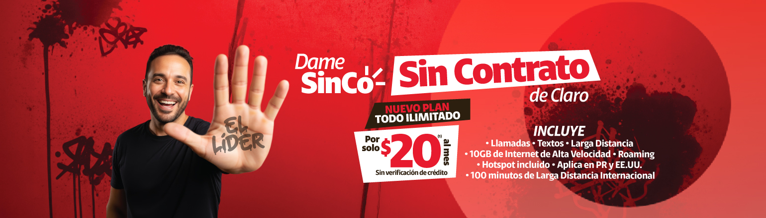 Sin contrato de Claro